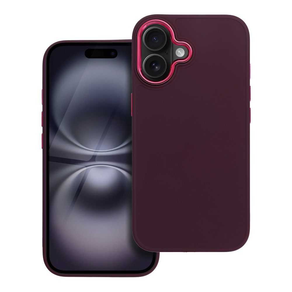 Husa Frame pentru iPhone `16 Mov