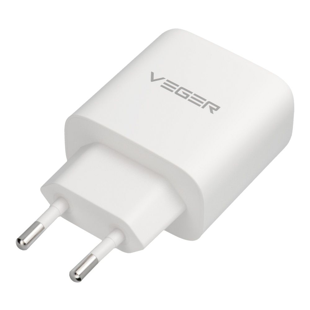 Cablu Veger Phone Incarcator USB A + Typ C PD Qc3.0 3,25A 65W + USB C To USB C Tr67 Alb