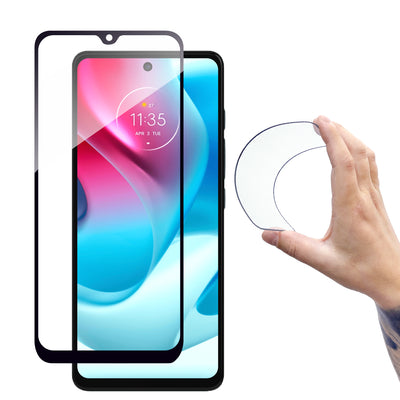 Folie Full Cover Flexi Nano Glass Film sticla cu Moto G60s Frame