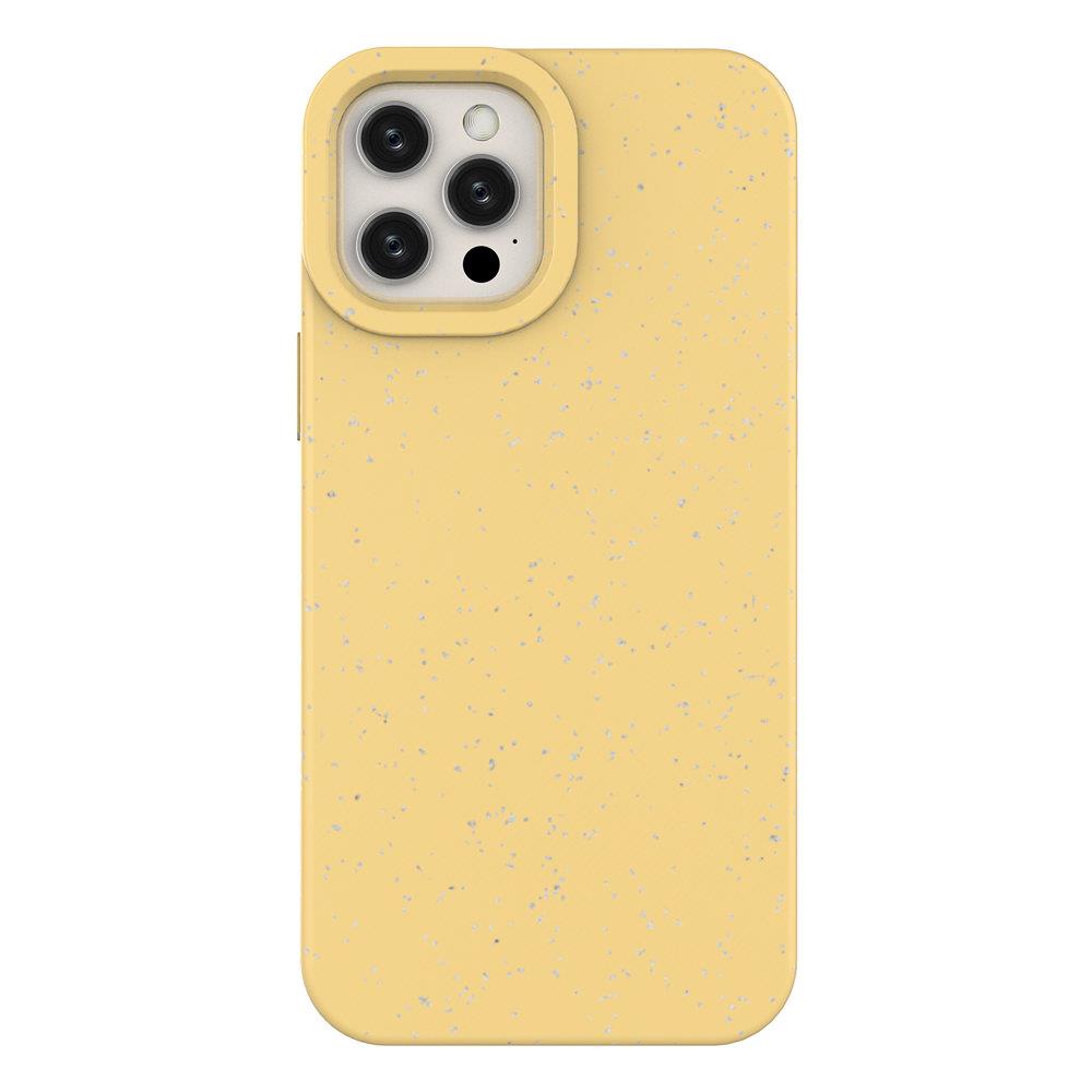 Husa Eco pentru iPhone 12 Pro Silicone Cover Phone Cover Galben
