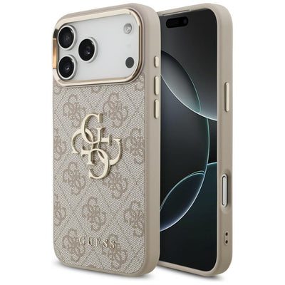 Husa Guess 4G Big 4G Classic Logo pentru iPhone 18 Pro Max / iPhone 17 Pro Max Roz