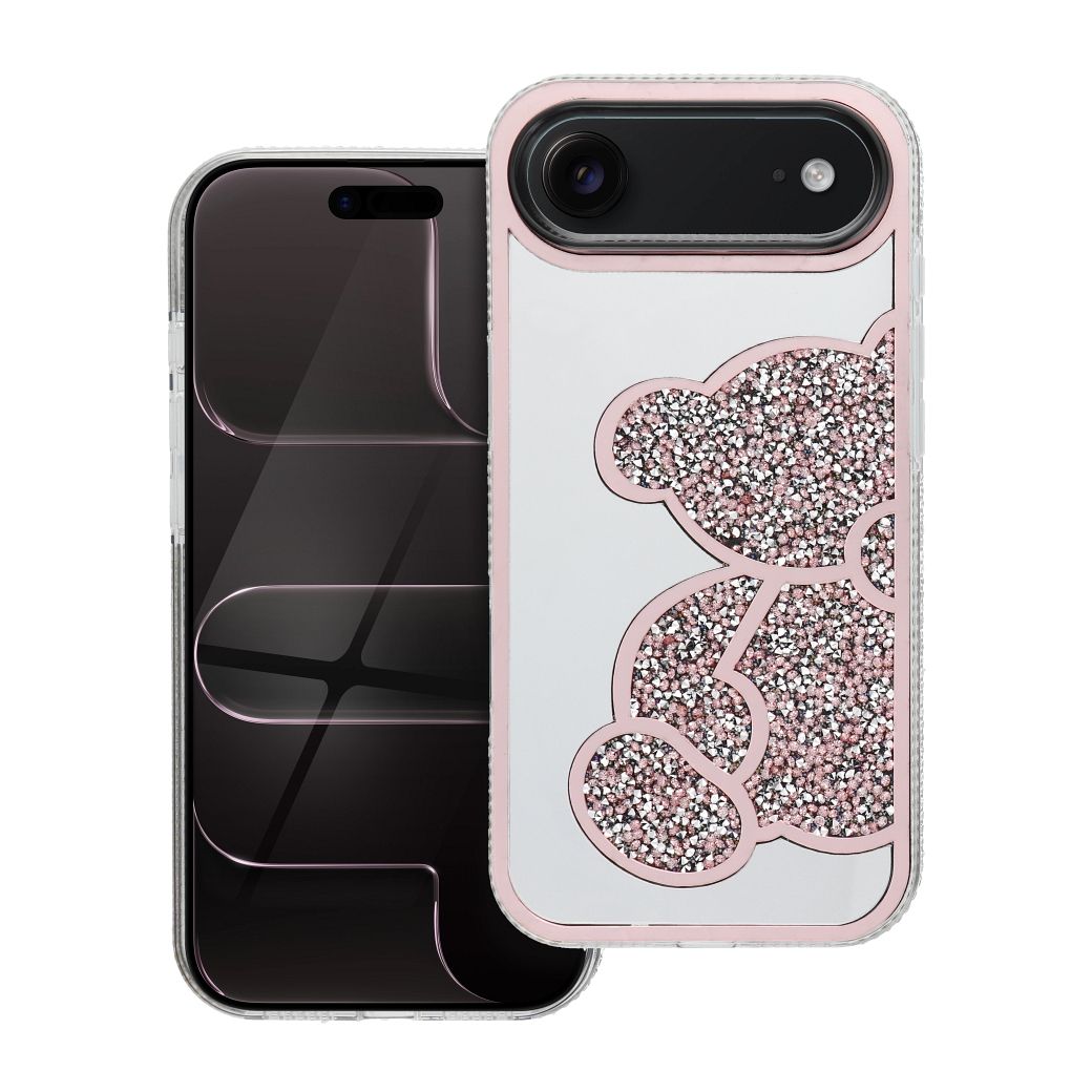 Husa Teddy Bear pentru iPhone 17 AIR Roz