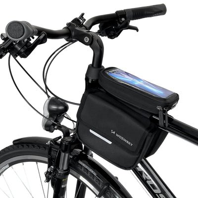 Husa Wozinsky Bicycle Frame Bag, Waterproof, 1.5l, Negru (Wbb26bk)