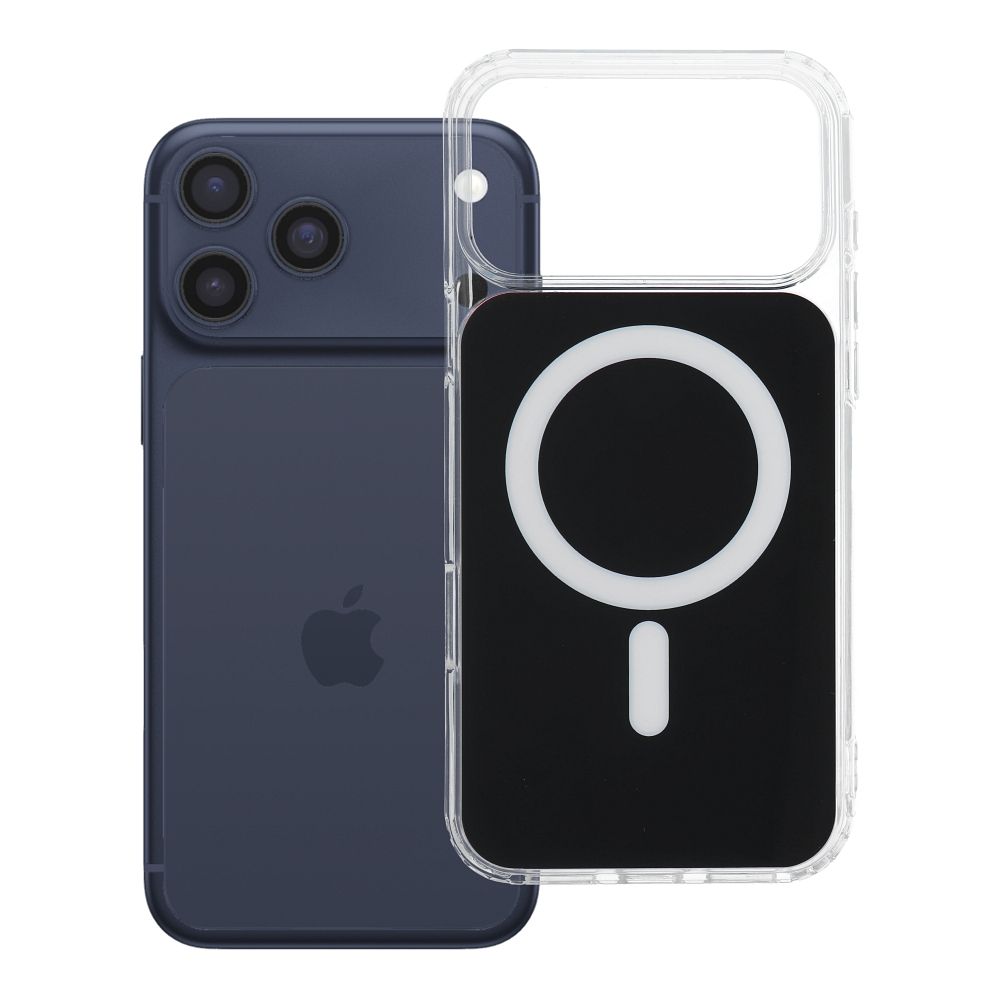Husa Transparent Fusion Mag pentru iPhone 18 Pro Max / 17 Pro Max Compatible cu Magsafe Negru
