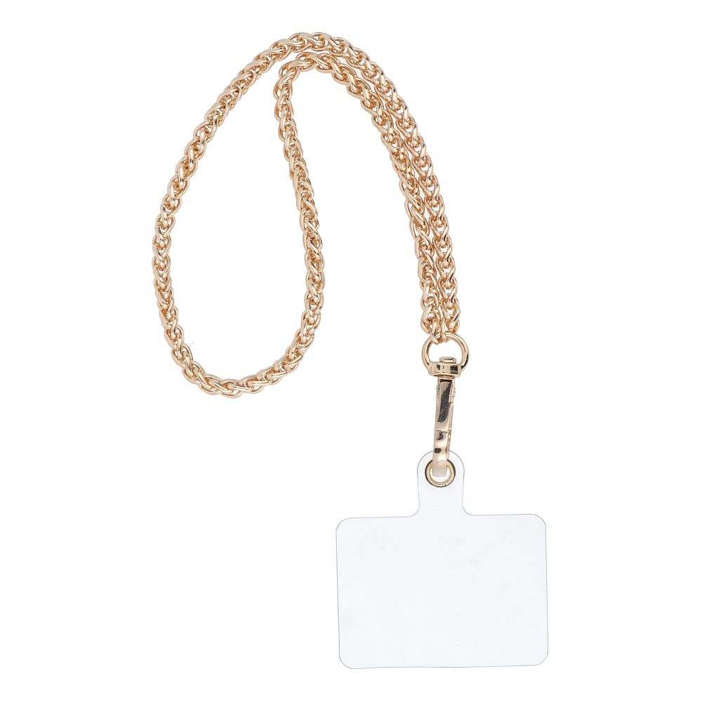 Husa Chain #43 Phone Lanyard, Phone Pendant / Cord Length 40cm (20cm In The Loop) / On Wrist - Auriu