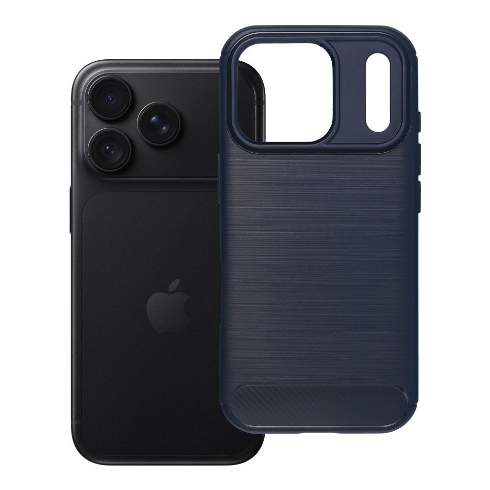 Husa Carbon 2.0 pentru iPhone 18 Pro / 17 Pro Bleumarin