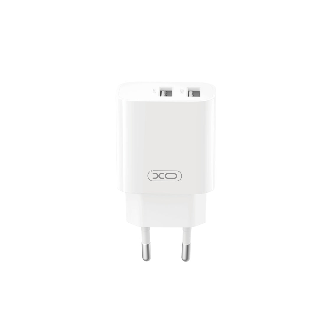 Incarcator priza XO Ce55 2x USB 2,4A Alb