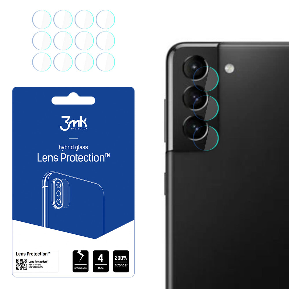 Folie 3mk Lens Protection™ Hybrid Camera Glass pentru Samsung Galaxy S21 5G