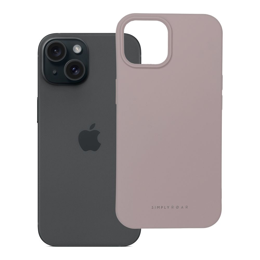 Husa Roar Space - pentru iPhone 15 Powder Roz