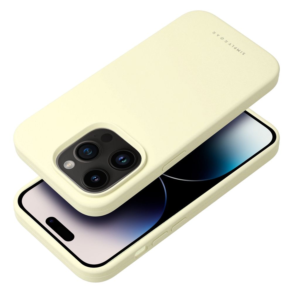 Husa Roar Cloud Skin pentru iPhone 18 Pro Max / 17 Pro Max Galben deschis