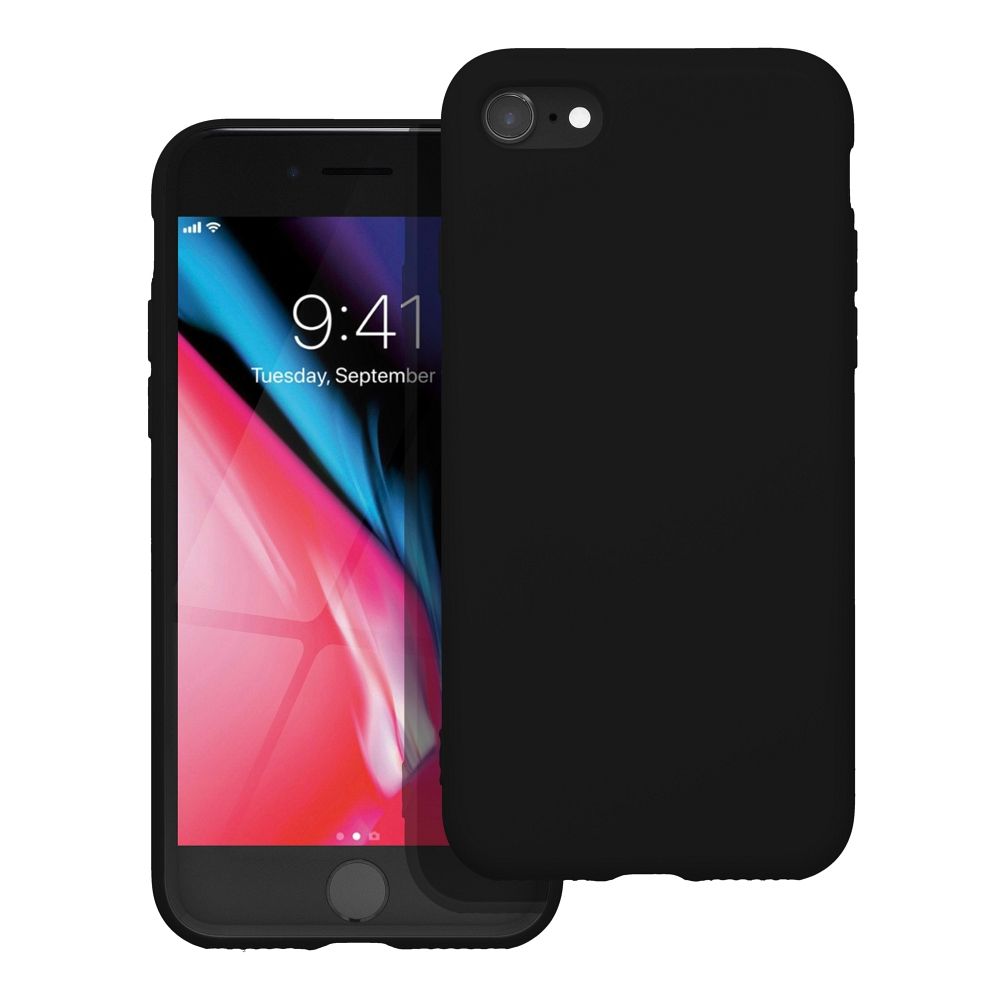 Husa Silicone pentru iPhone 8 Negru