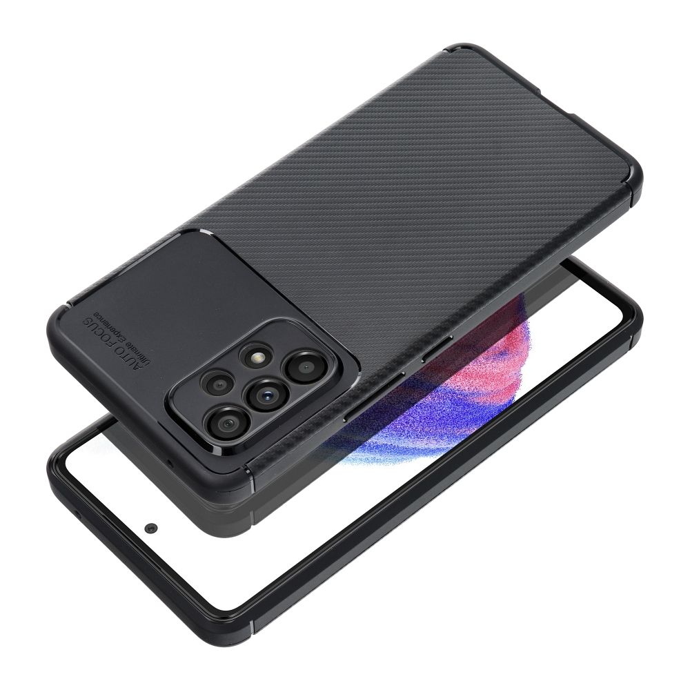 Husa Carbon Premium pentru Samsung S25 Edge Negru