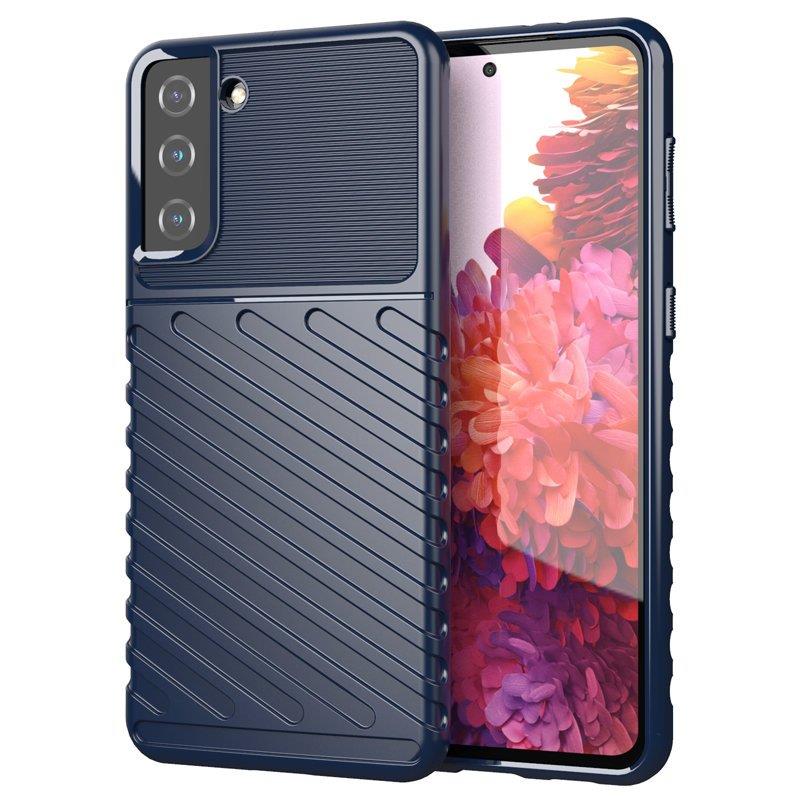 Husa Thunder Flexible Armored Cover pentru Samsung Galaxy S22 + (S22 Plus) Albastru