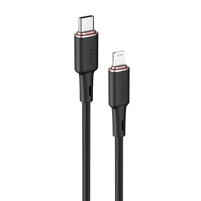 Cablu Acefast MFI USB Type C - Lightning 1.2m, 30W, 3A Negru (C2-01 Negru)