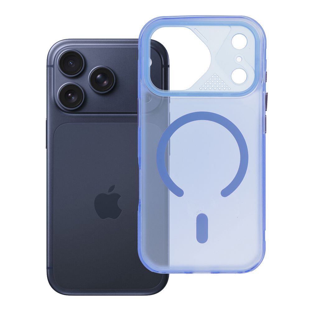 Husa Aurora pentru iPhone 17 Pro / 18 Pro (Low Camera Edge) Compatible cu Magsafe Albastru