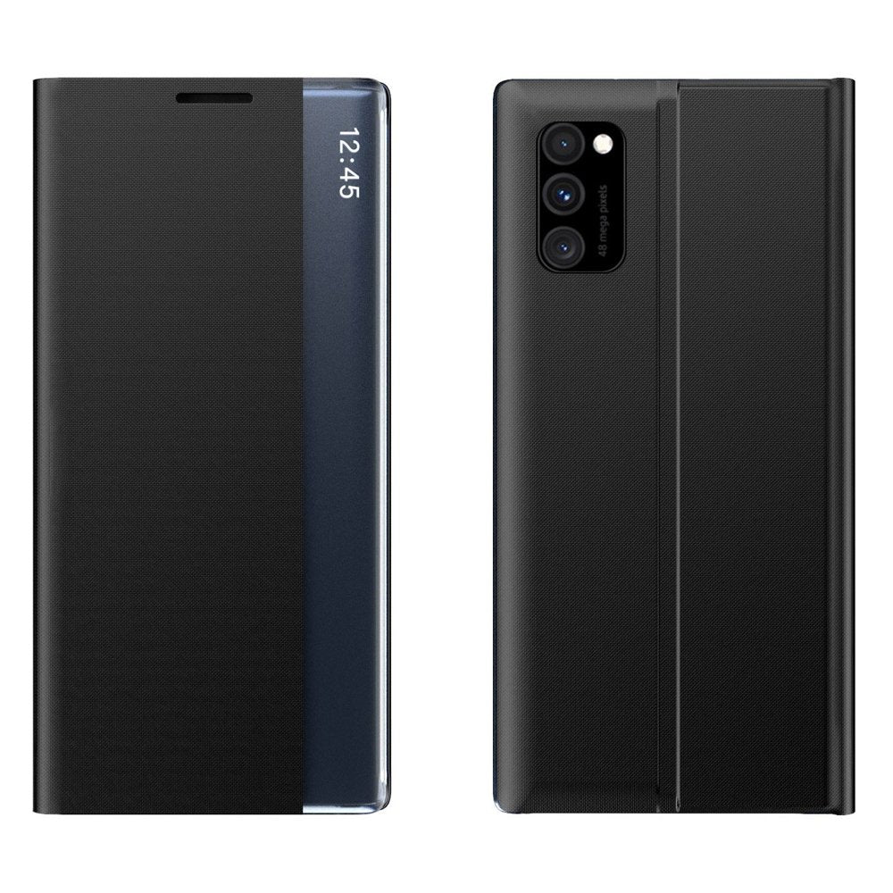 Husa New Sleep Cover cu A Flip Function pentru The Stand pentru Poco M4 Pro 5G Negru