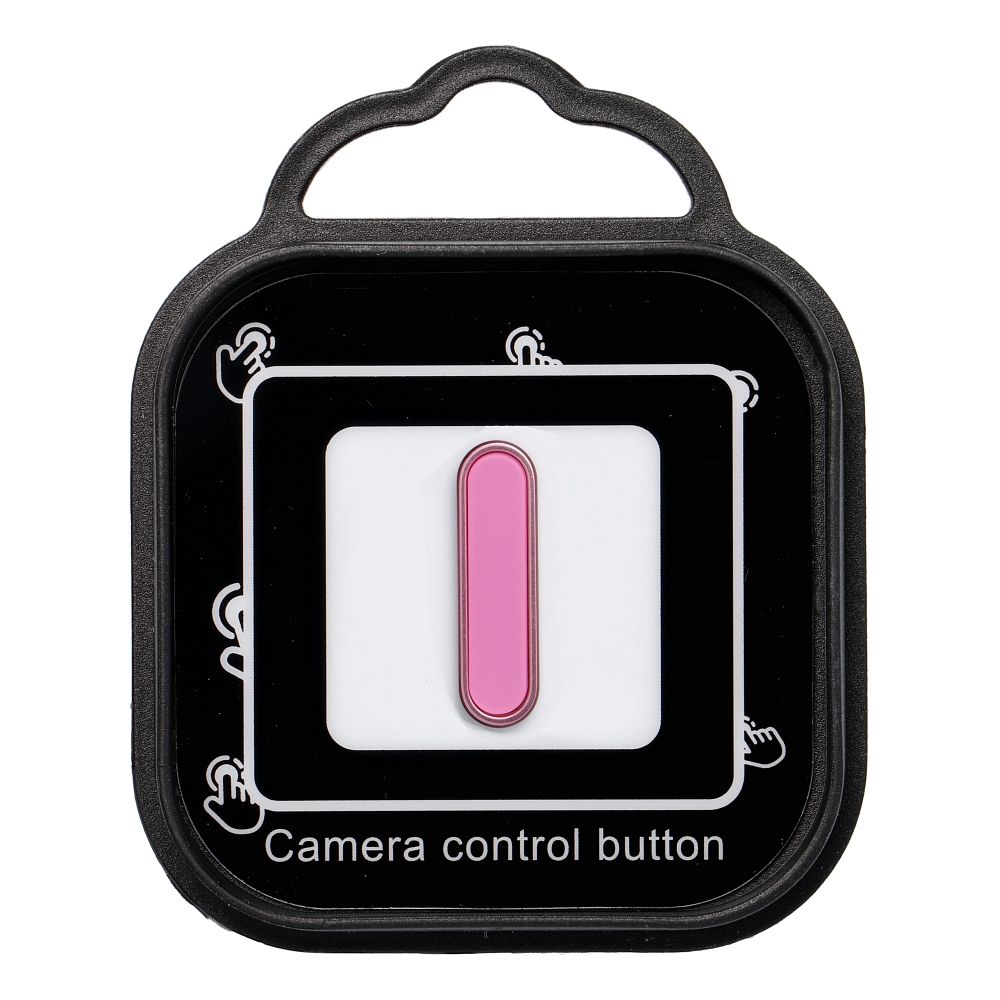 Husa Camera Control Active Button Fit pentru iPhone 16 Series Drop Glue / Transparent Mag Roz