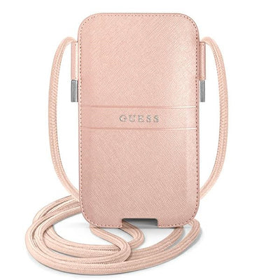 Curea Guess Saffiano 6.1'' Bag - Roz