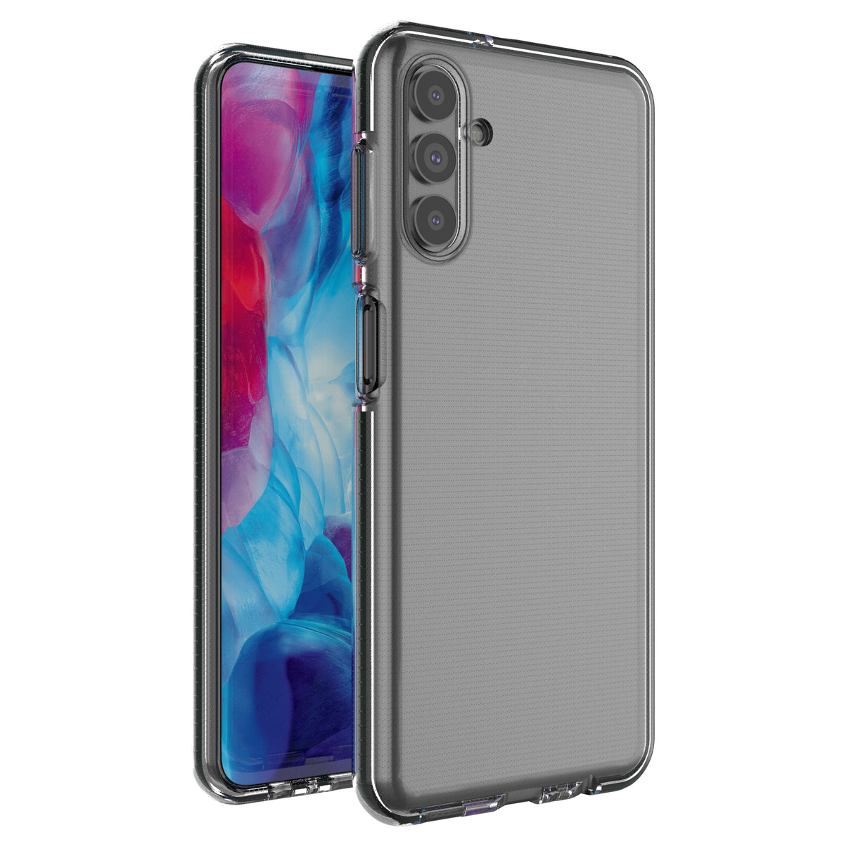 Husa Spring Cover Gel Cover cu Colored Frame pentru Samsung Galaxy A13 5G Negru