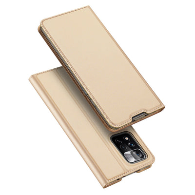 Husa Dux Ducis Skin Pro Holster Cover Flip Poco M4 Pro 5G Auriu
