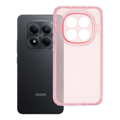 Husa Matrix Transparent pentru Xiaomi Redmi Note 15 PRO 5G Powder Roz
