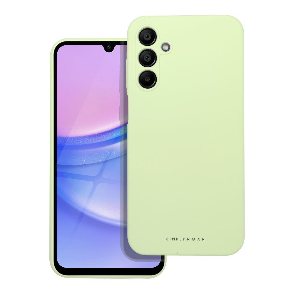 Husa Roar Cloud Skin pentru Samsung A15 4G / A15 5G Verde deschis