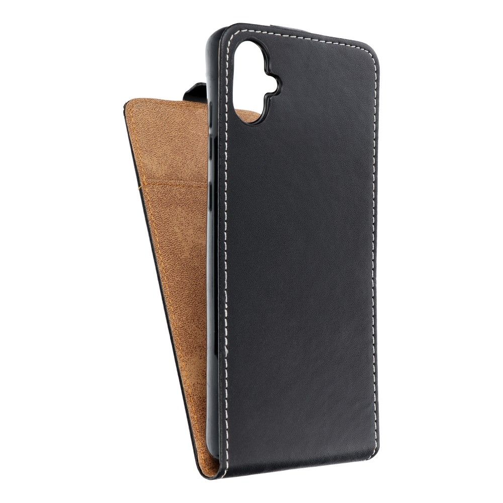 Husa Vertical Flip pentru Samsung A05 Slim Flexi Fresh Negru