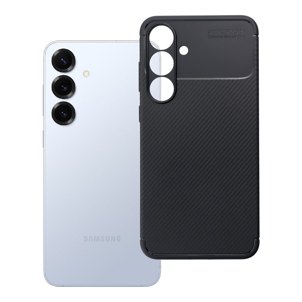 Husa Carbon Premium pentru Samsung S25 Plus Negru