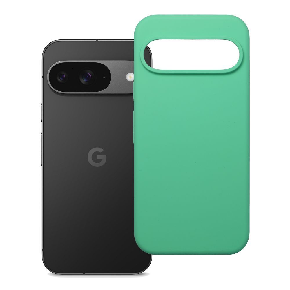 Husa pentru Google Pixel 9 Silicone 2mm (Camera Protection) Mint