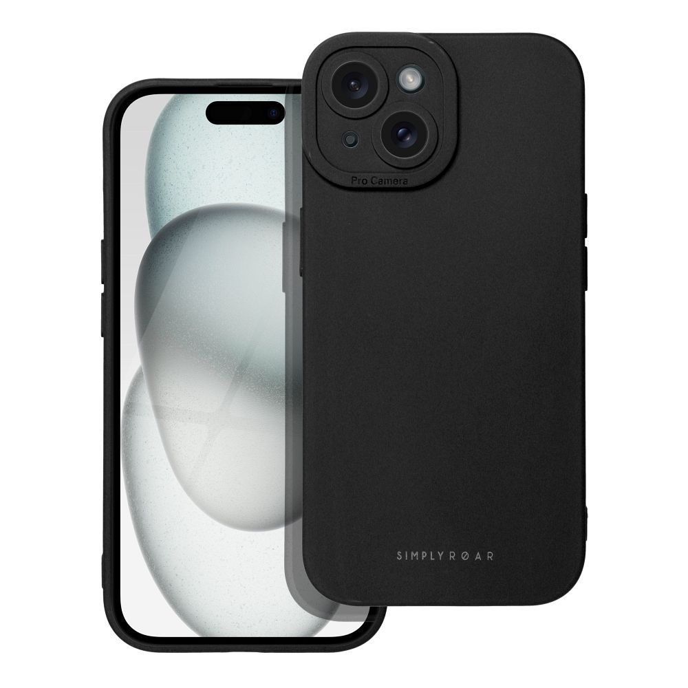 Husa Roar Luna pentru iPhone 15 Negru