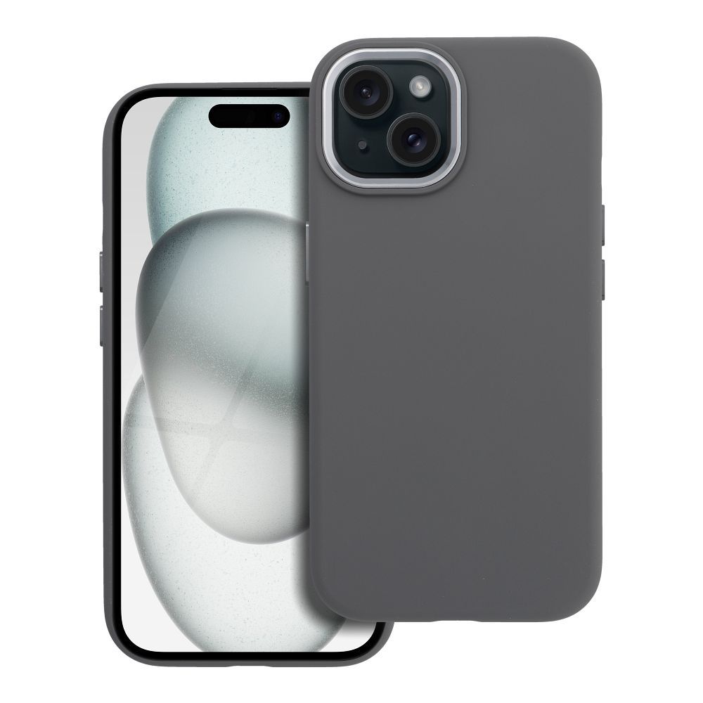 Husa Forcell pentru iPhone 15 F-protect Frame Premium Compatible cu Magsafe Gri