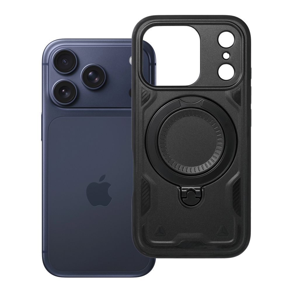 Husa Frost Armor pentru iPhone 18 Pro / 17 Pro Negru