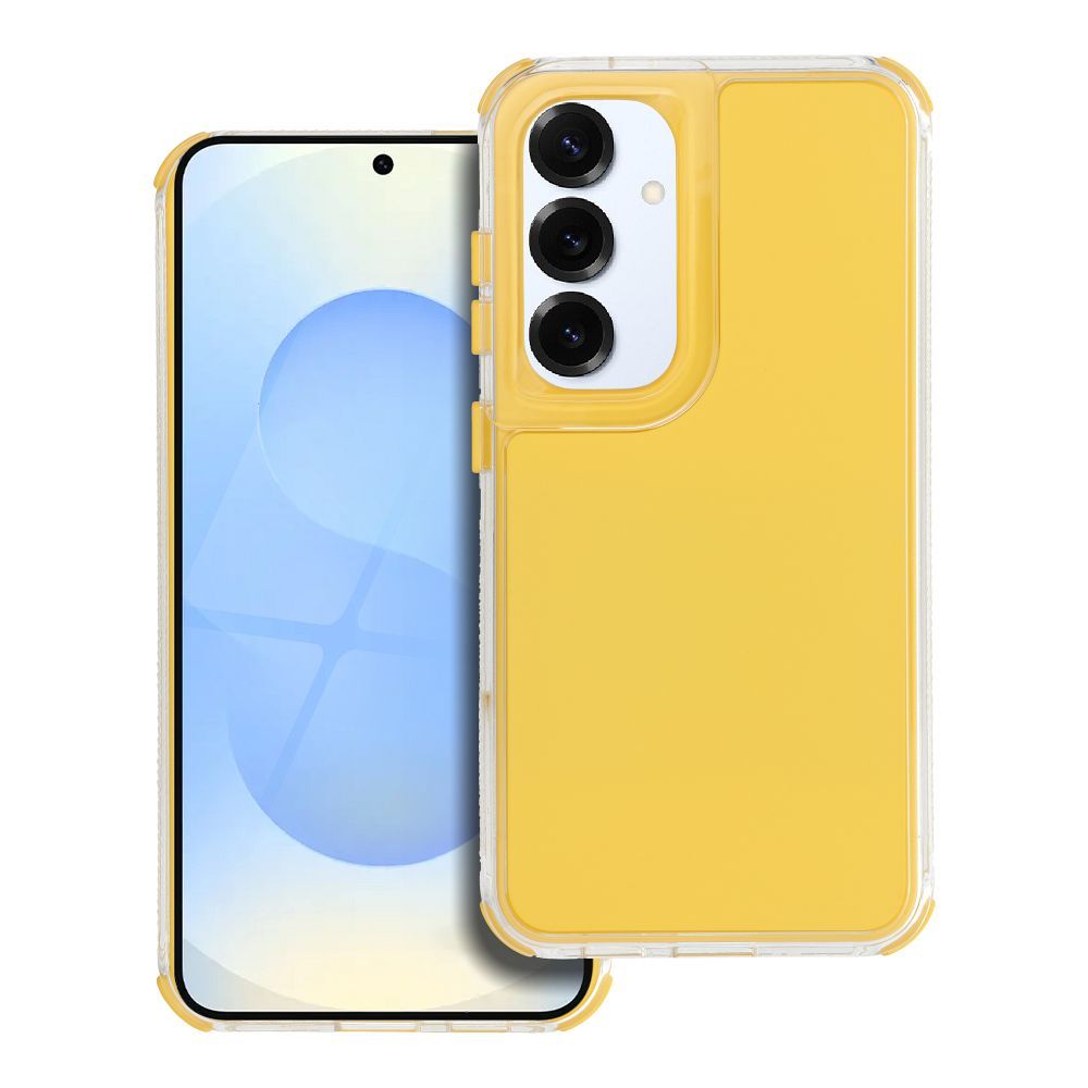 Husa Matrix pentru Samsung S25 Galben