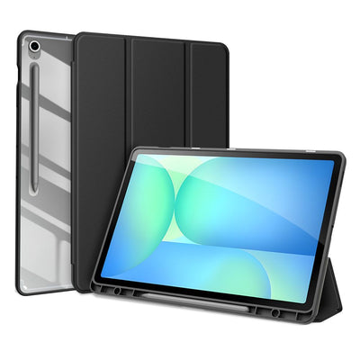 Husa DUX Ducis Toby cu Pencil Storage pentru Samsung Tab S10 FE Plus Negru