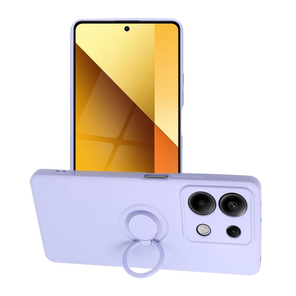 Husa Silicone Ring pentru Xiaomi Redmi Note 13 5G Mov