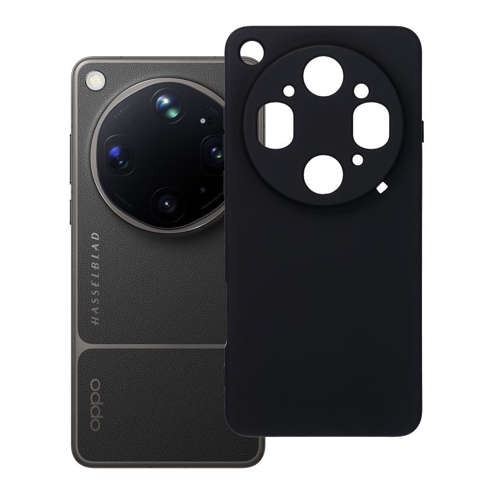 Husa Silicone pentru Oppo Find X9 Ultra Negru