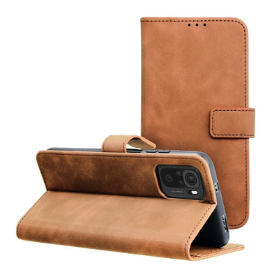 Husa Tender Book Flip pentru Xiaomi Redmi Note 11 PRO / 11 PRO 5G Maro