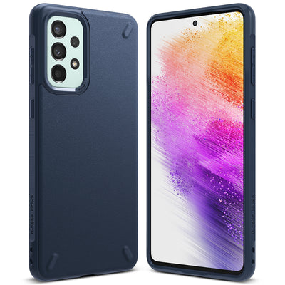 Husa Ringke Onyx Durable Cover pentru Samsung Galaxy A73 Bleumarin