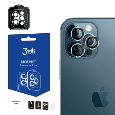 Folie 3MK lentila Protection Pro iPhone 12 Pro lentila camerei Protection cu Mounting Frame 1 Pc.