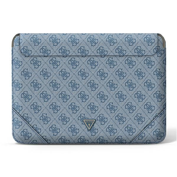 Husa Guess 4G Uptown Triangle Logo pentru 13-14" Laptop - Albastru