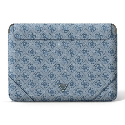Husa Guess 4G Uptown Triangle Logo pentru 13-14" Laptop - Albastru