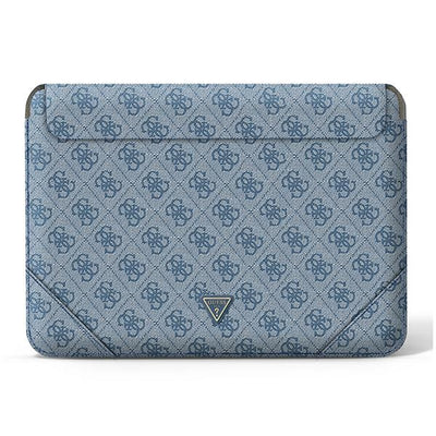 Husa Guess 4G Uptown Triangle Logo pentru A 16" Laptop - Albastru