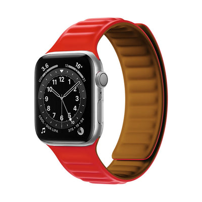 Curea Magnetic Magnetic Bracelet pentru Apple Watch 38/40mm - Rosu