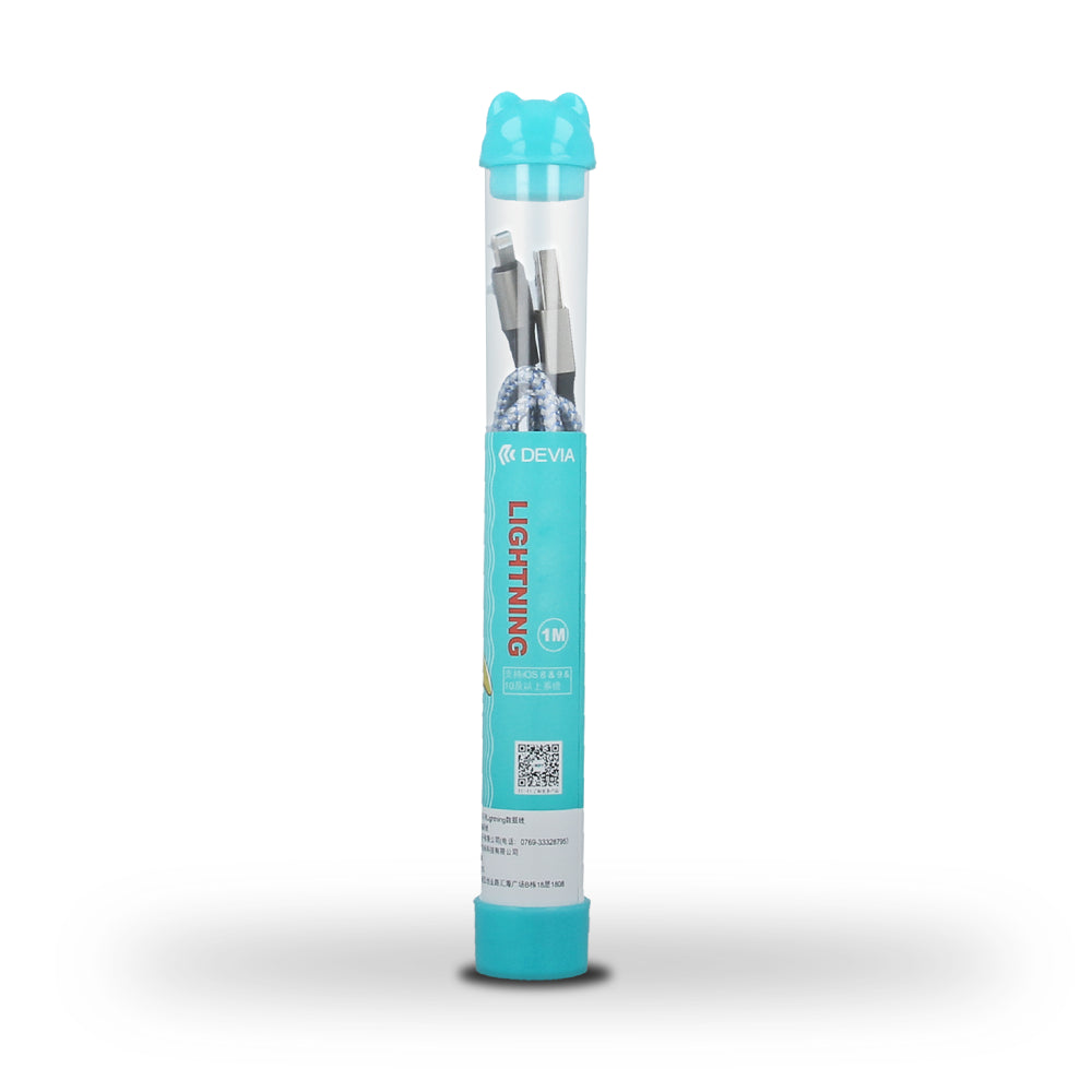 Cablu Devia Vogue USB - Lightning 1,0 M 2,4A Tube
