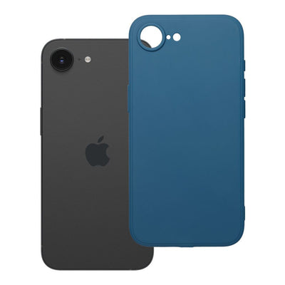 Husa Matt pentru iPhone 16e (SE 4 2025) / 17e Albastru