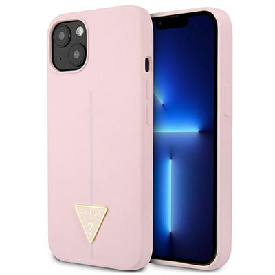 Husa Guess iPhone 13 Mini 5.4" Mov/Mov Hardcase Silicone Triangle