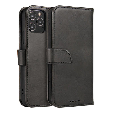 Husa Magnet Elegant Cover cu A Flap And Stand Function pentru Motorola Moto E32 Negru
