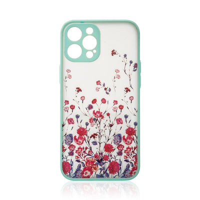 Husa Design pentru iPhone 12 Pro Max Flower Albastru deschis