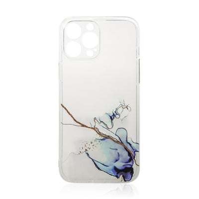 Husa Marble pentru iPhone 12 Pro Max Gel Cover Marble Albastru