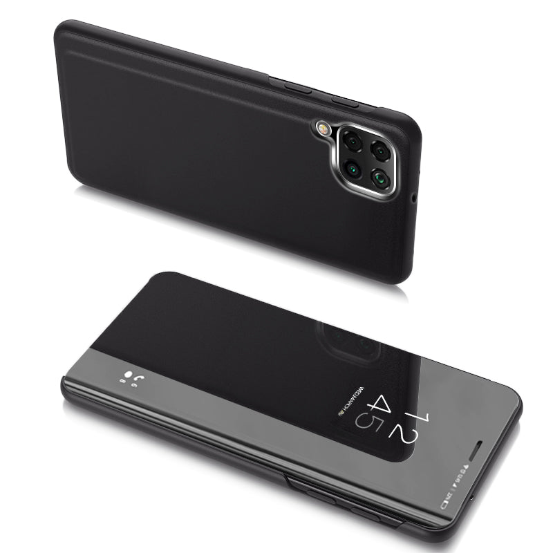 Husa Transparent View pentru Samsung Galaxy M53 5G Negru